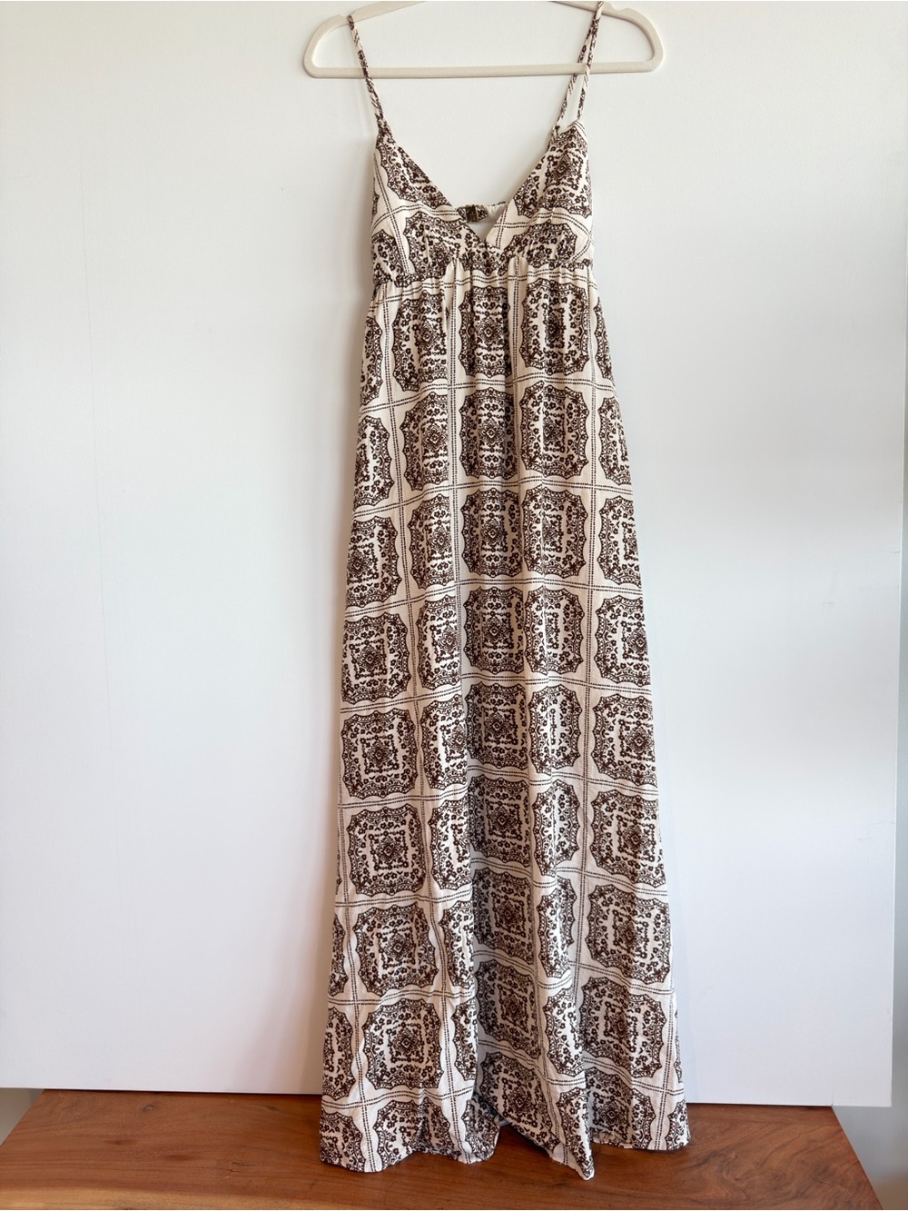 Abercrombie & Fitch Bra-Free Clasp-Back Flowy Maxi Dress Size S